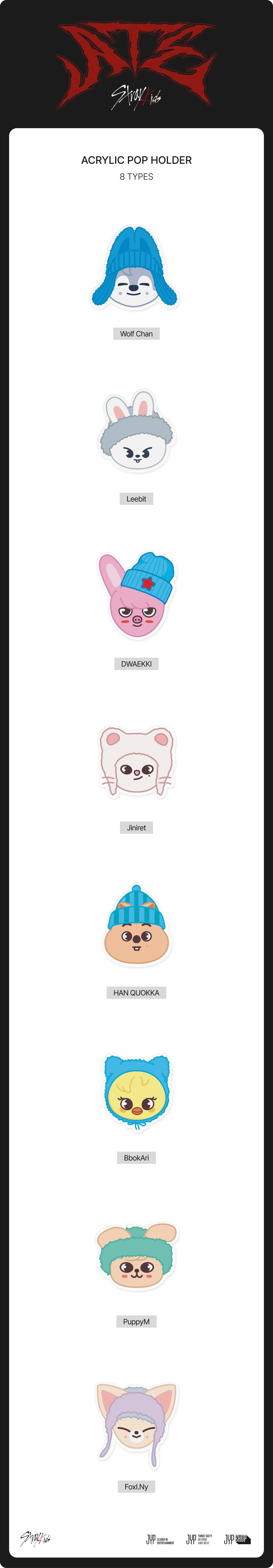 SKZOO Acrylic Pop Socket - Stray Kids ATE Pop Up Store MD