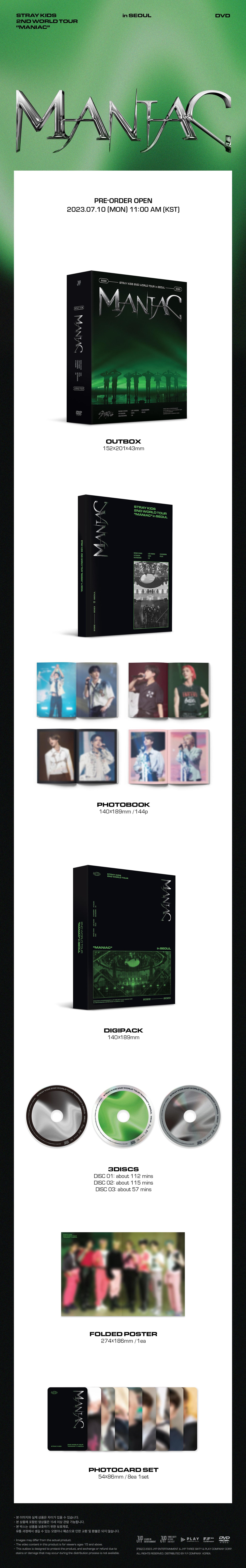 Stray Kids 2nd World Tour 'MANIAC' in Seoul DVD