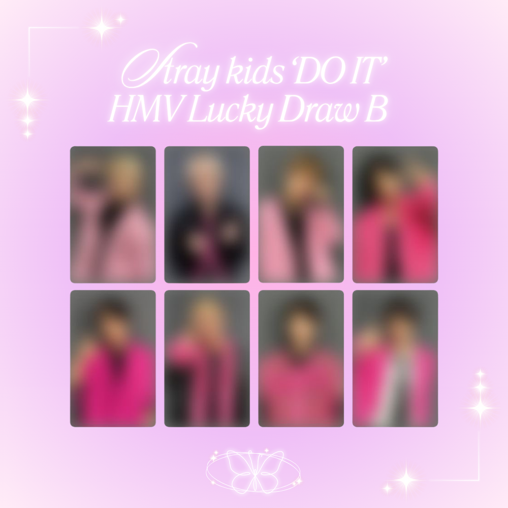 Stray Kids IT TAPE 'DO IT' HMV Japan Lucky Draw B Photocard