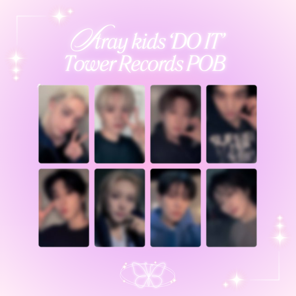 Stray Kids IT TAPE 'DO IT' Tower Records Japan POB Benefit Photocard
