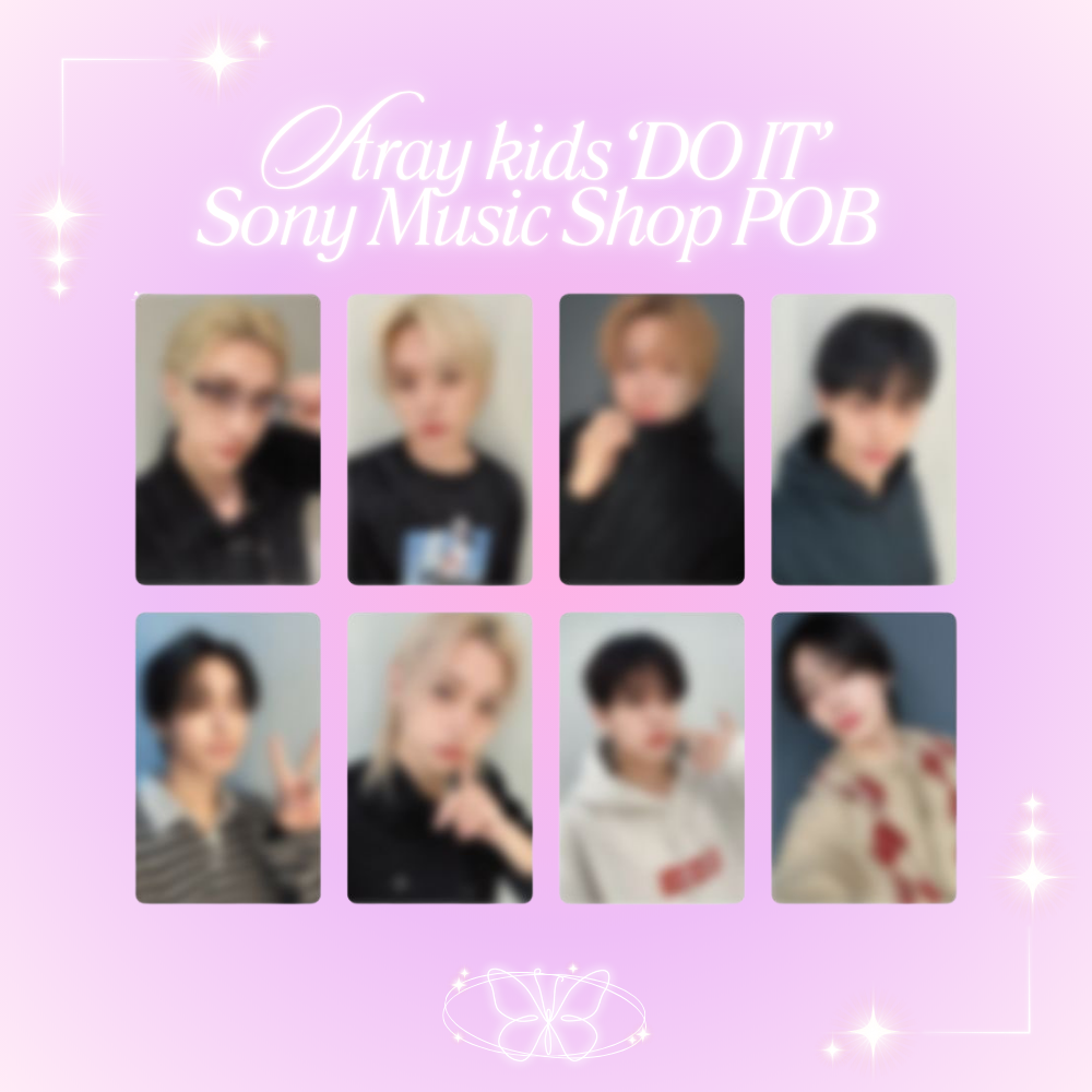 Stray Kids IT TAPE 'DO IT' Sony Music Shop Japan POB Benefit Photocard