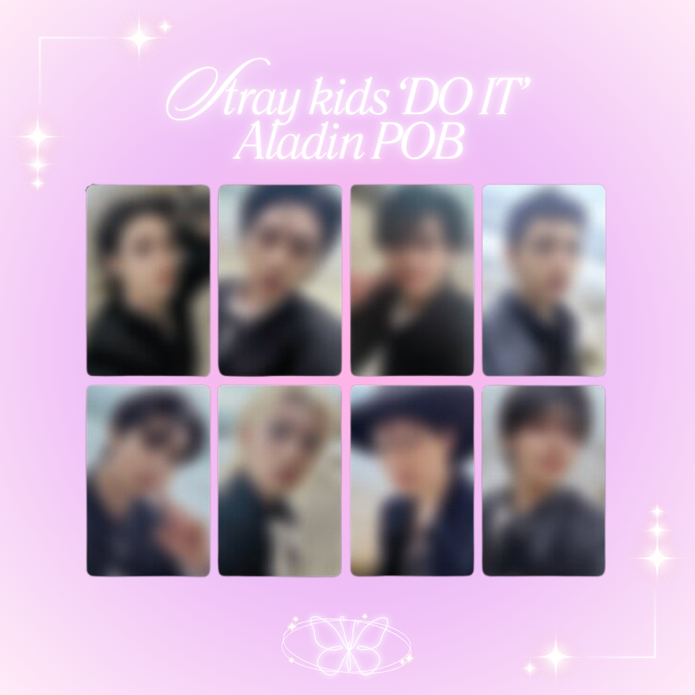 Stray Kids IT TAPE 'DO IT' Aladin POB Benefit Photocard