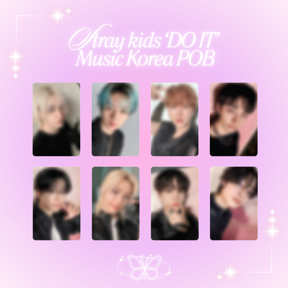 Stray Kids IT TAPE 'DO IT' Music Korea POB Benefit Photocard