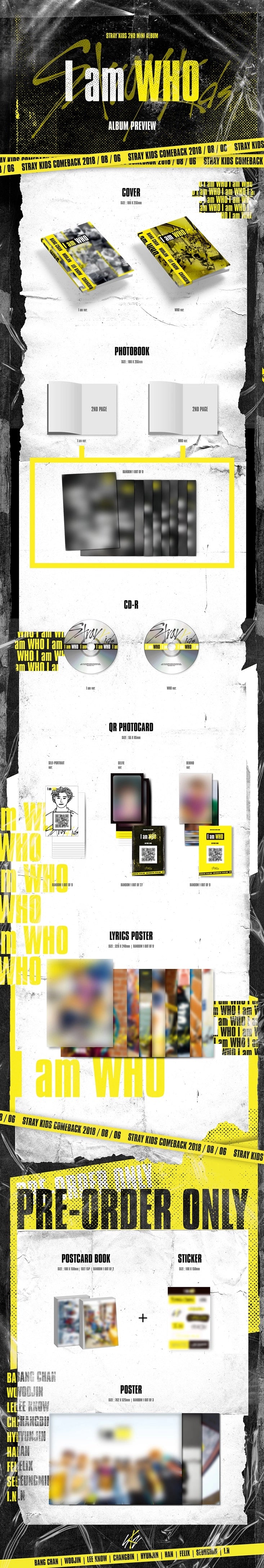 Stray Kids 2nd Mini Album - I AM WHO