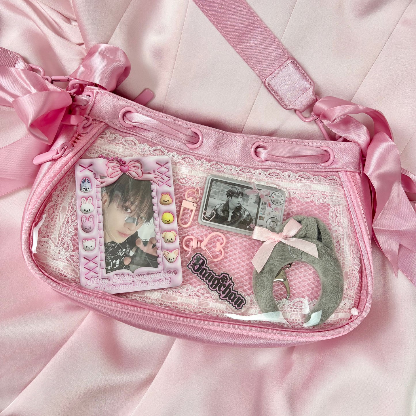Pink SKZOO Photocard Holder