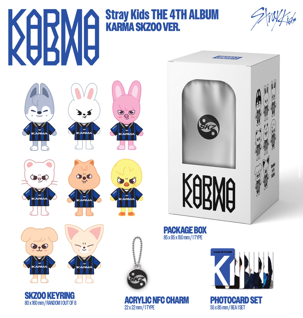 Stray Kids 4th album 'KARMA' - SKZOO Version