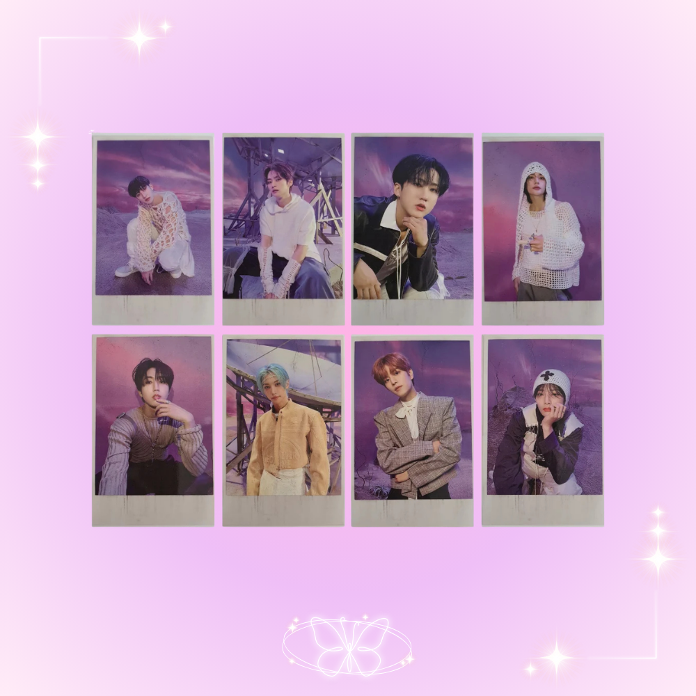 Stray Kids Rockstar Album Photocards (Polaroid)