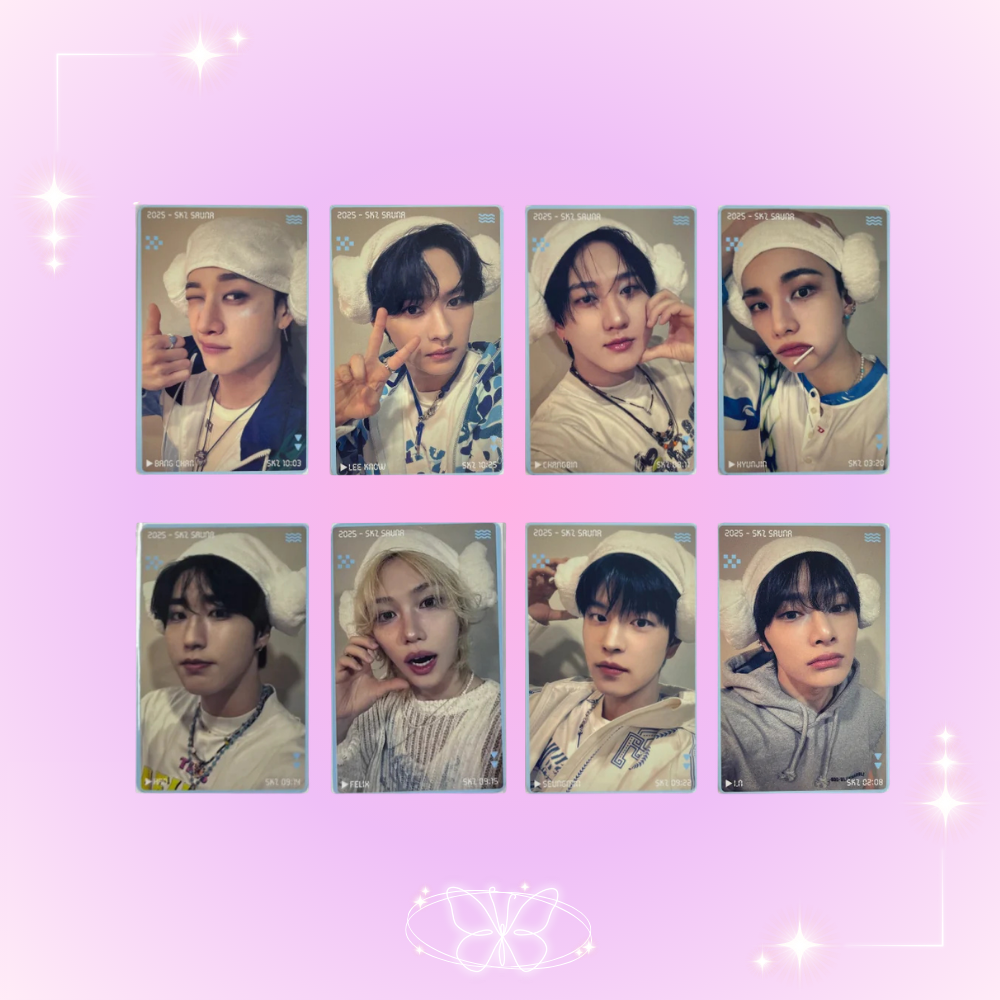 Stray Kids Sauna MD Benefit POB Photocards