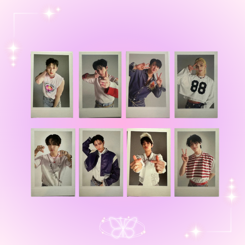 Stray Kids Maxident Album Photocards (Polaroid POB Ver.)