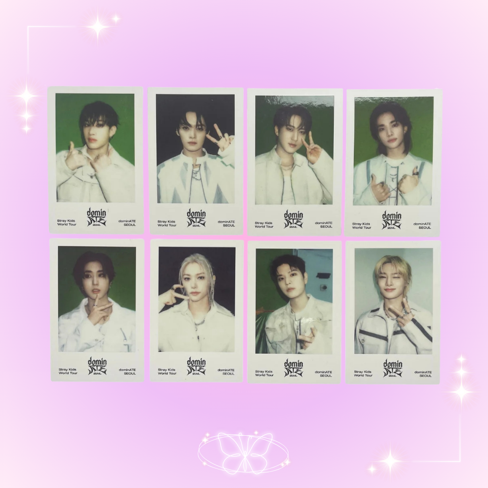 Stray Kids 3rd World Tour 'dominATE' Seoul DVD Polaroid Photocard