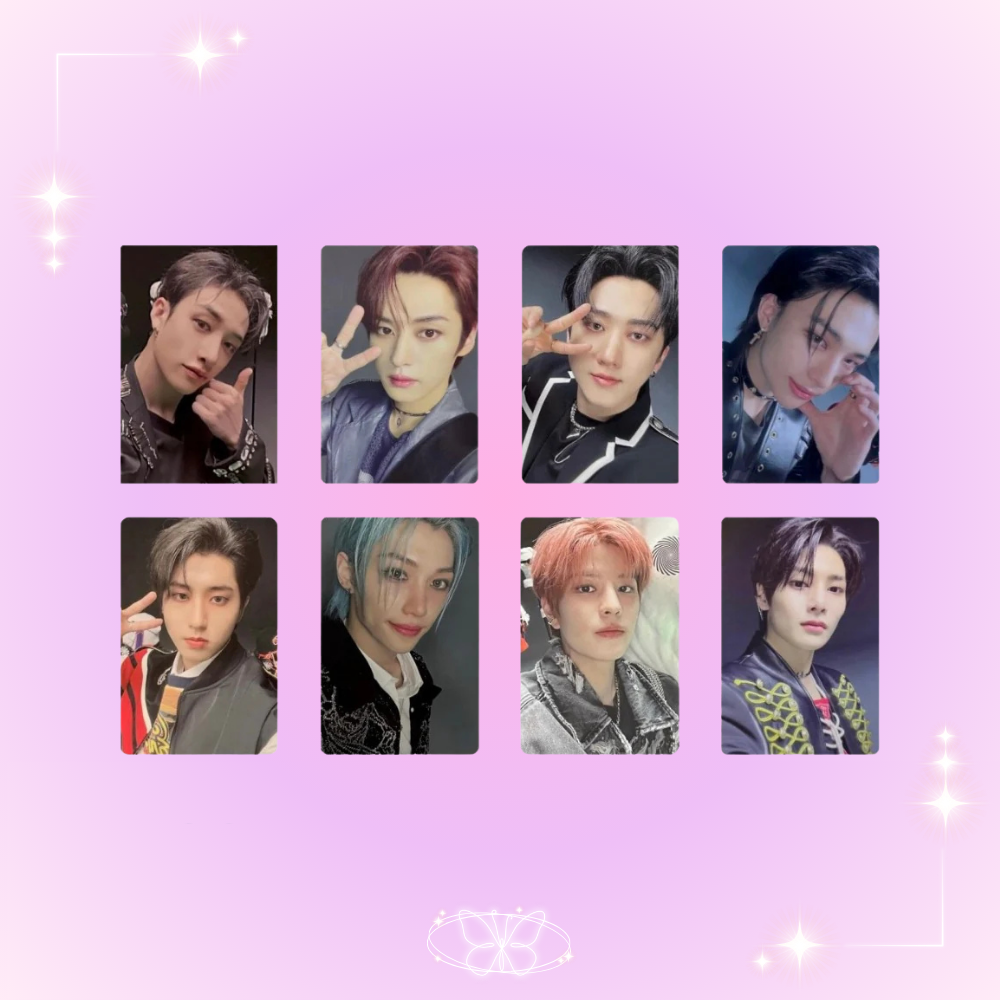 Stray Kids Rockstar Album Photocards (Roll Ver.)