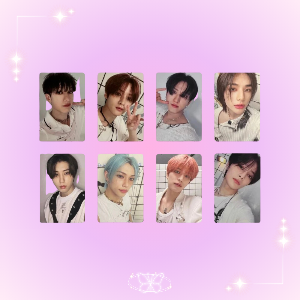 Stray Kids Rockstar Album Photocards (Rock Ver.)