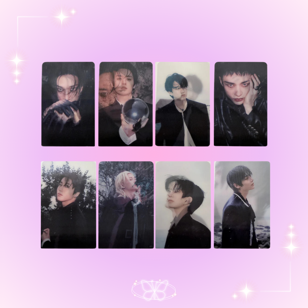 Stray Kids DO IT Album Photocards (Black Lenticular Ver.)