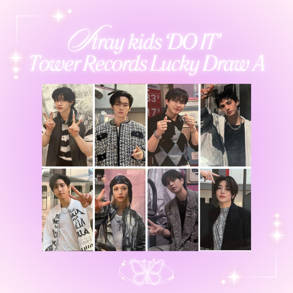 Stray Kids IT TAPE 'DO IT' Tower Records Japan Lucky Draw A Photocard