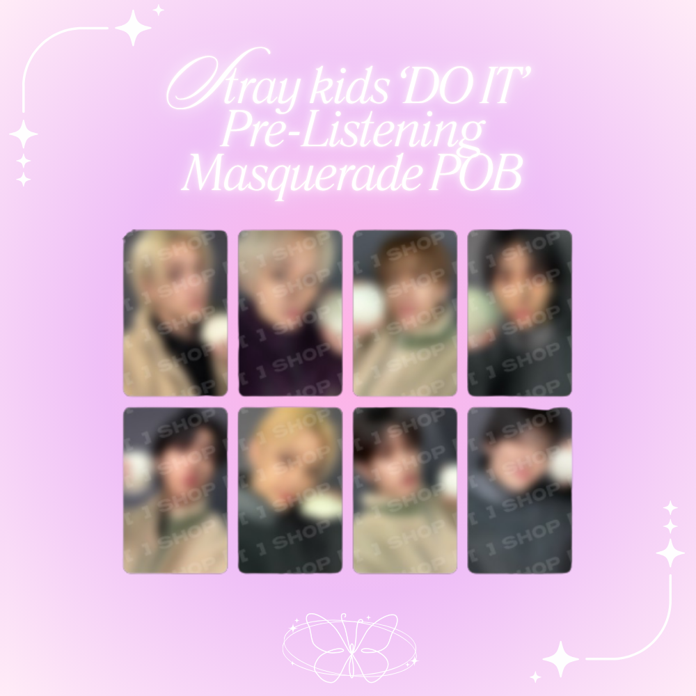 straykids PRE-LISTENING MASQUERADE 入場特典 PRE-ORDER] Stray Kids IT TAPE 'DO IT' Pre-Listening Masquerade POB