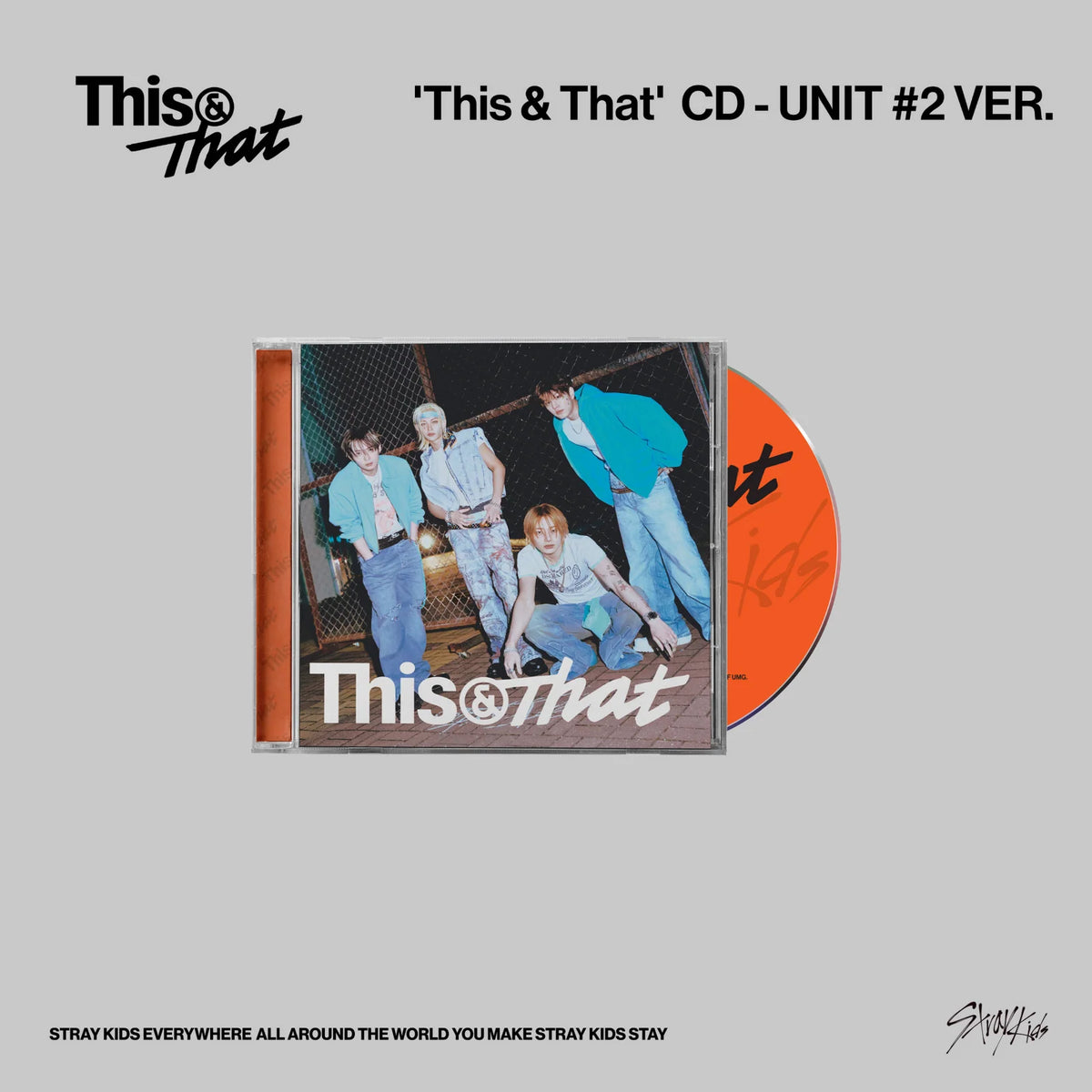Stray Kids 10th Mini Album - THIS & THAT (Unit #2 Ver. CD) (USA Exclusive)
