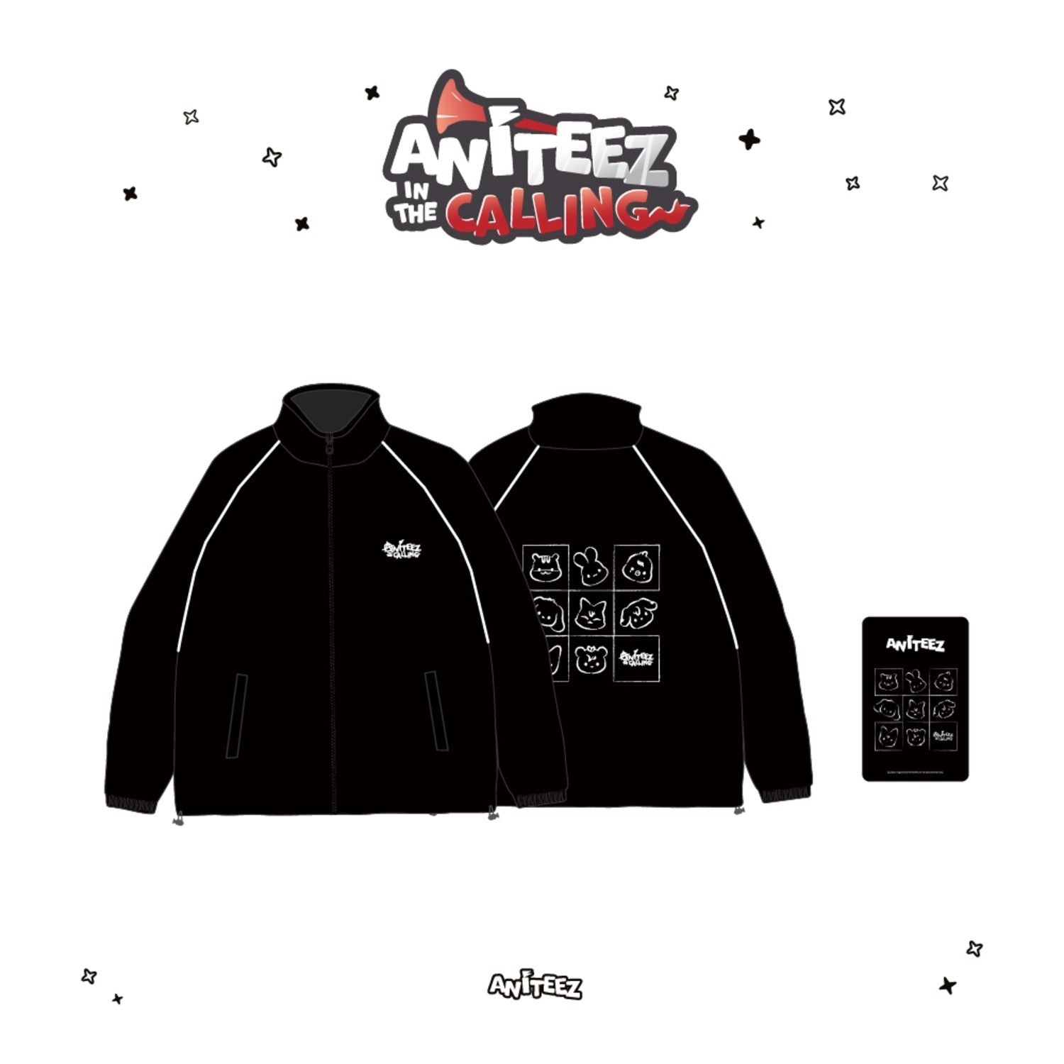 PRE-ORDER] Windbreaker Jacket - ATEEZ x ANITEEZ [ANITEEZ in