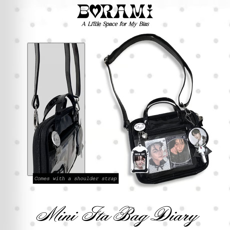 Mini Ita Bag Diary Black Ver. - BORAMI Store