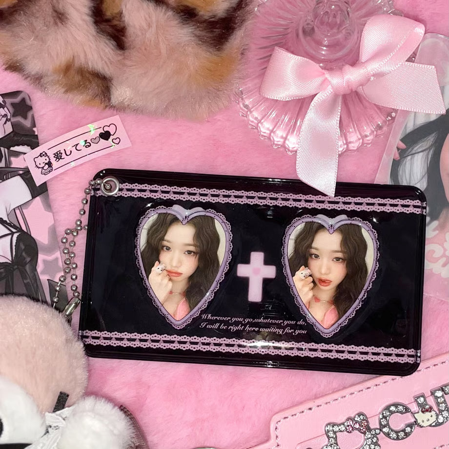 Mini ID Photocard Holder BlackPink Ver. - BORAMI Store