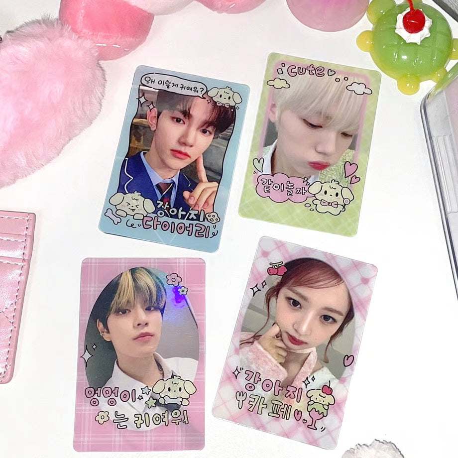 Photocard Frame Set of 4 Cute Puppy Ver. - BORAMI Store