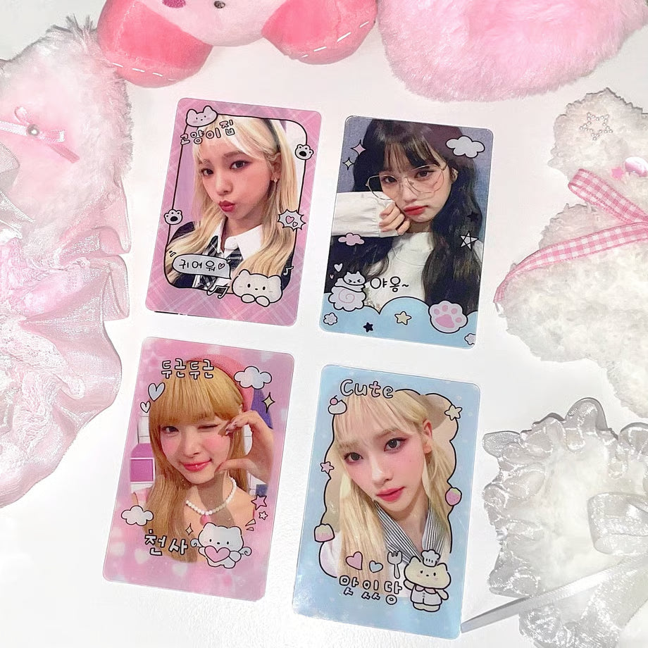 Photocard Frame Set of 4 Cute Kitten Ver. - BORAMI Store
