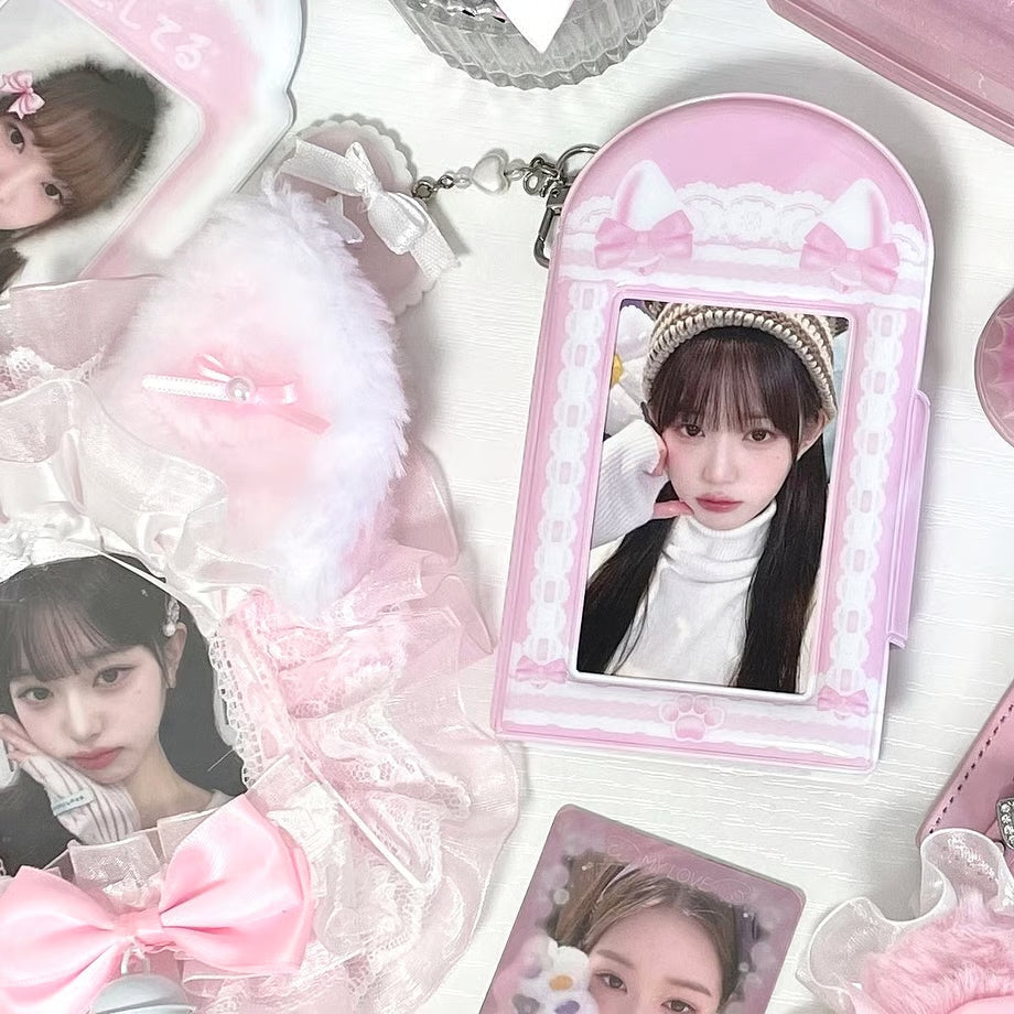 Collect Book Photocard Case Meow Love Pink Ver. - BORAMI Store
