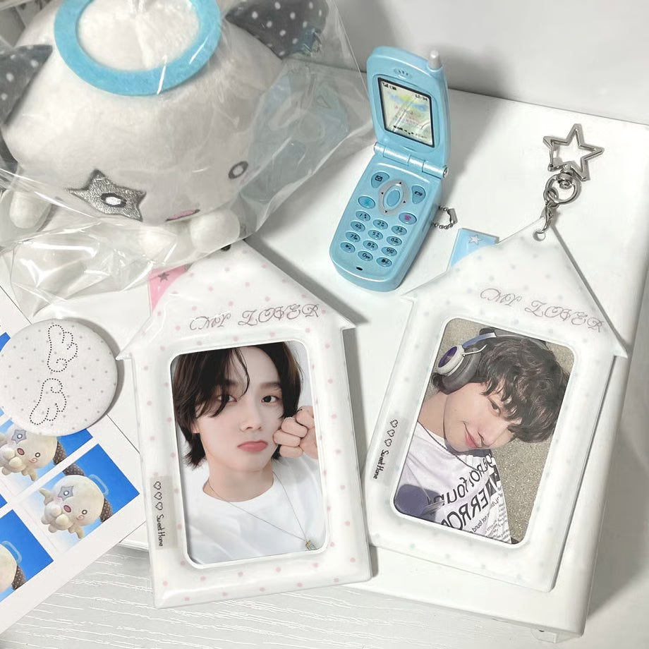 My Bias's Little House Photocard Holder Pink/Blue Ver. - BORAMI Store
