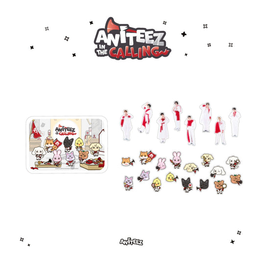 [PRE-ORDER] Tin Case Sticker Set - ATEEZ x ANITEEZ [ANITEEZ in the Calling MD]