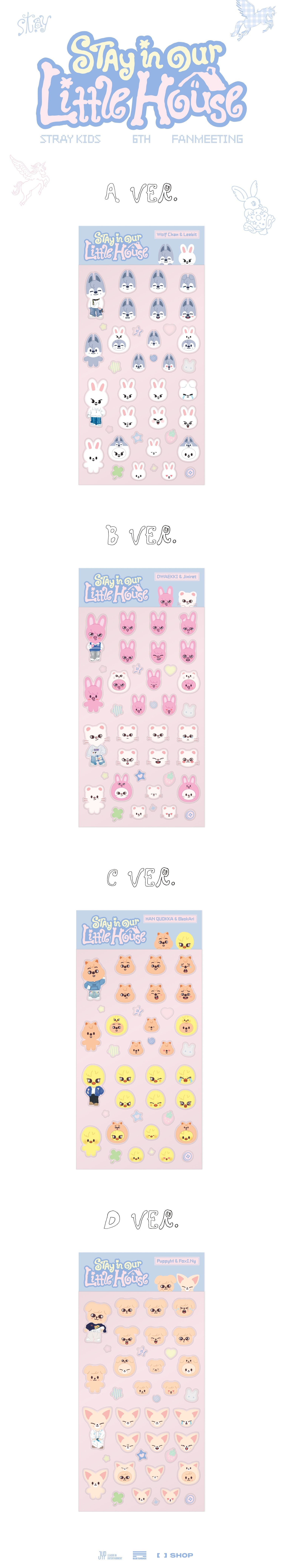 PRE-ORDER] SKZOO 3D Sticker - Stray Kids 6th Fanmeeting 'STAY in
