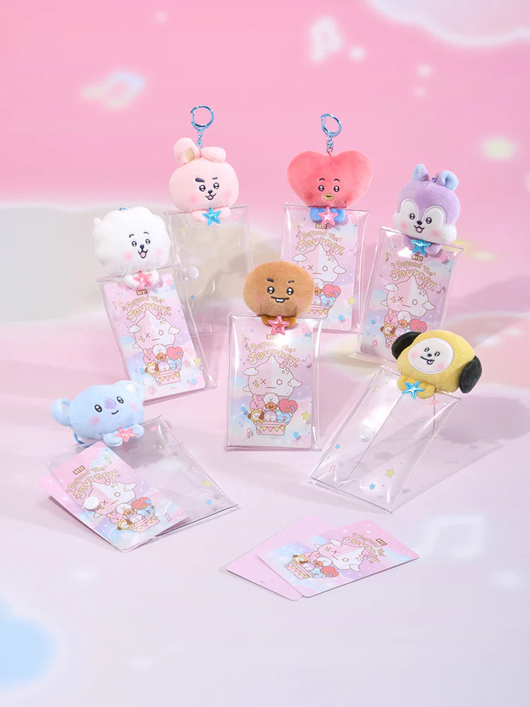 Clear Plush Pouch Keyring - BT21 Beyond the Journey