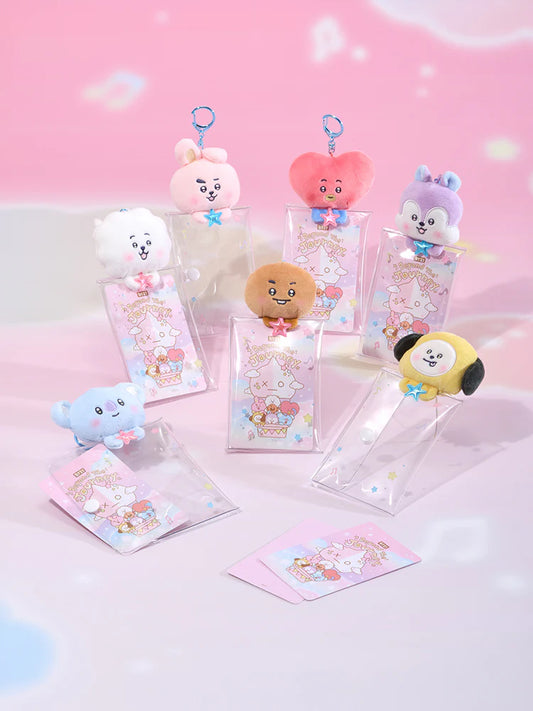 Clear Plush Pouch Keyring - BT21 Beyond the Journey