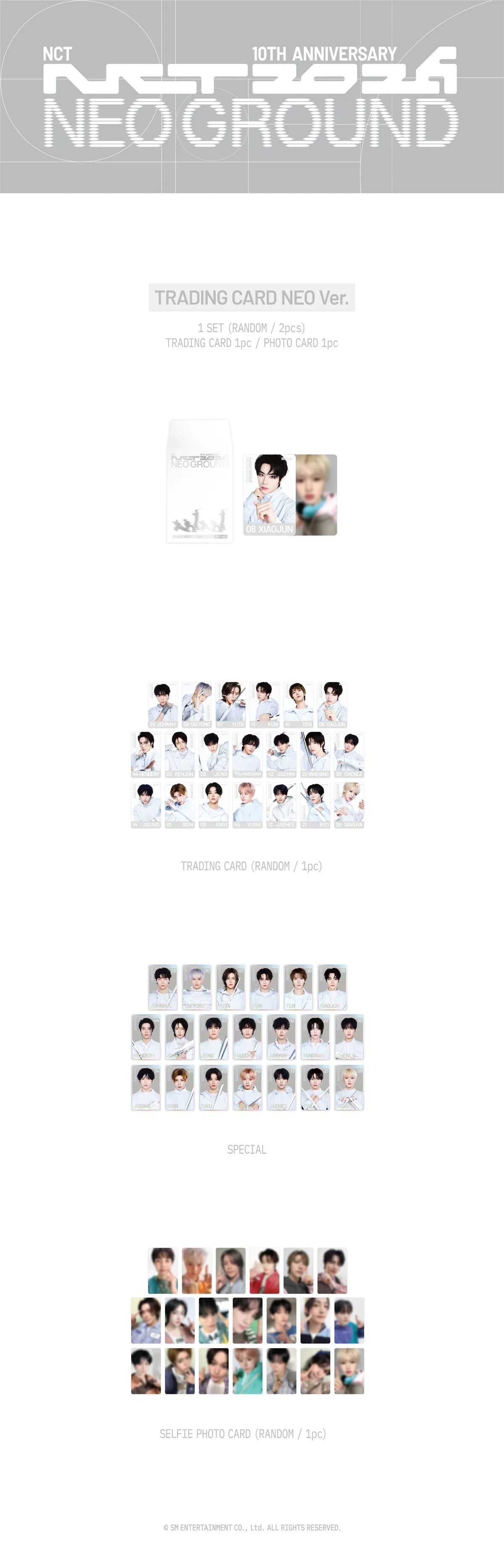 [PRE-ORDER] Trading Card [NEO Ver.] - 2026 NCT 10TH ANNIVERSARY [NCT 2026] POP UP : NEO GROUND
