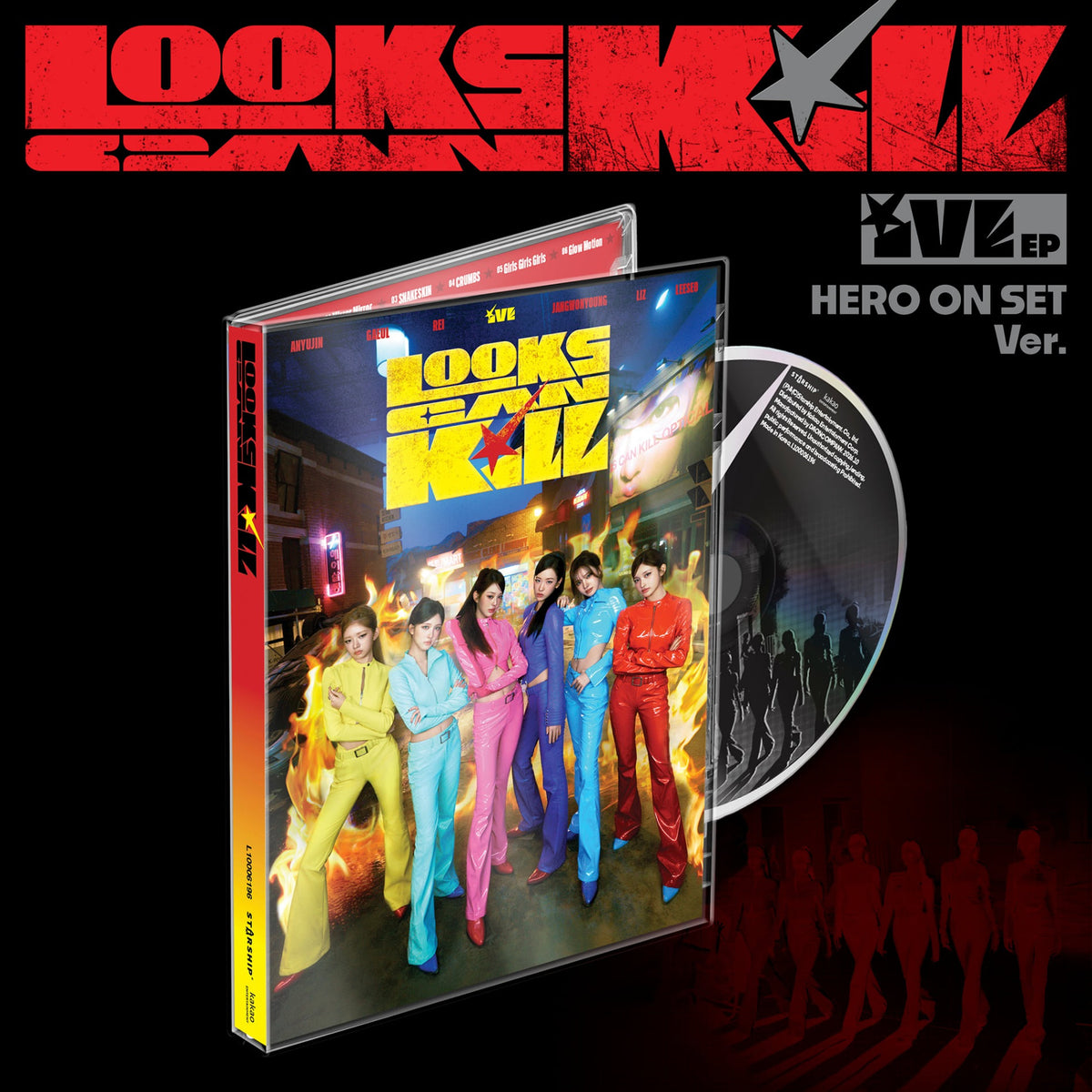 [PRE-ORDER] IVE EP - [Looks Can Kill] (Hero on Set Ver.) (w/ Pre-Order Benefit)