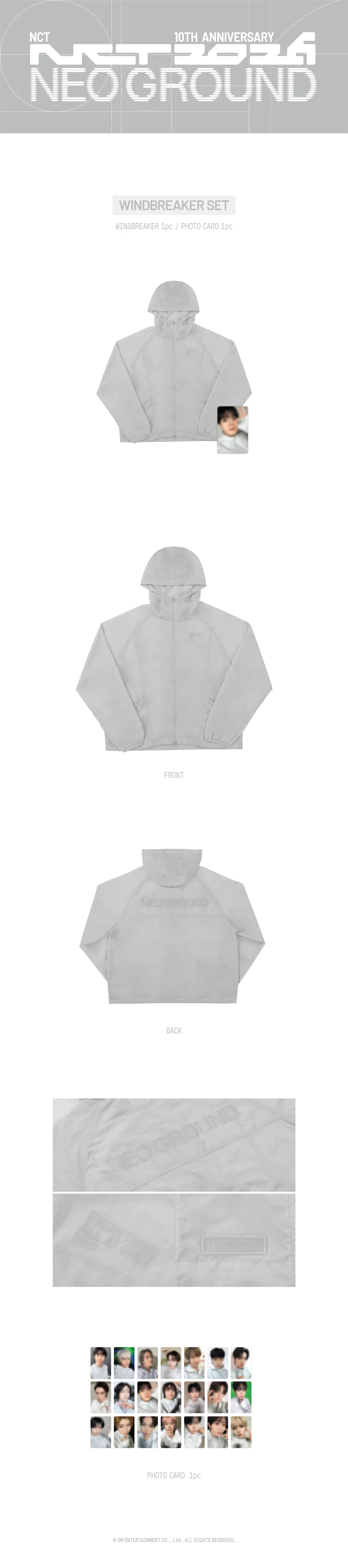 [PRE-ORDER] Windbreaker Set - 2026 NCT 10TH ANNIVERSARY [NCT 2026] POP UP : NEO GROUND