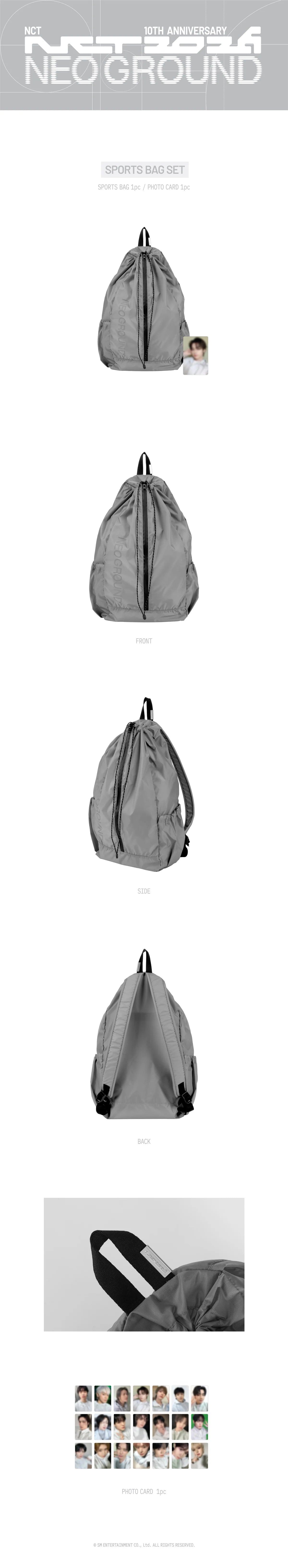 [PRE-ORDER] Sports Bag Set - 2026 NCT 10TH ANNIVERSARY [NCT 2026] POP UP : NEO GROUND