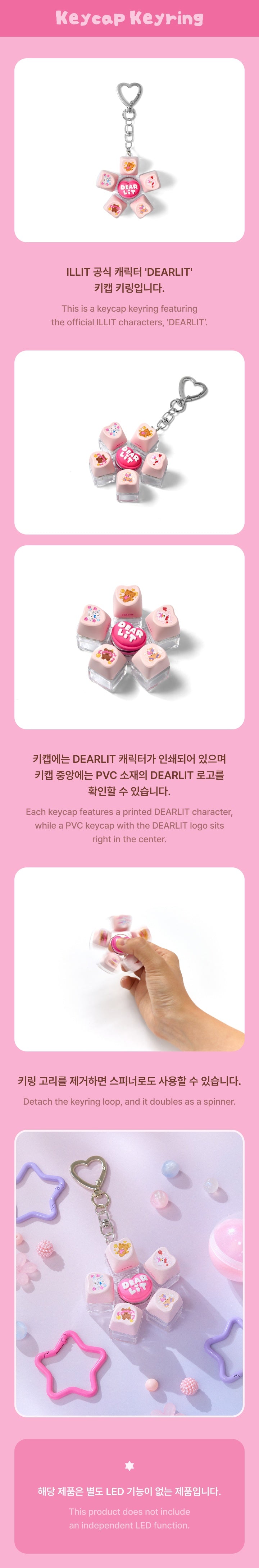 Keycap Keyring - ILLIT 'DEARLIT' MD