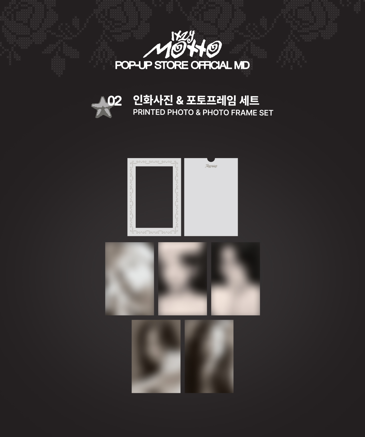 [PRE-ORDER] Printed Photo & Photo Frame Set - ITZY Motto Pop-Up Store MD