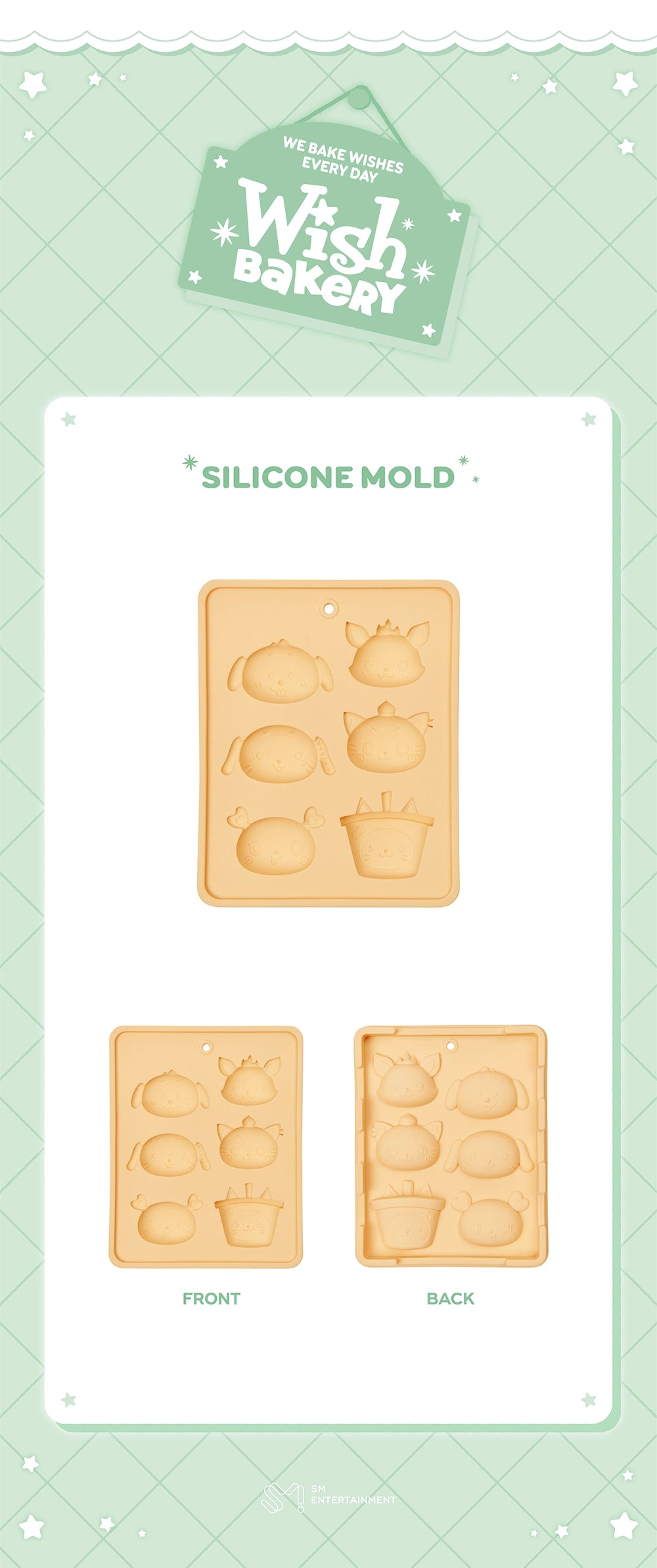 [PRE-ORDER] Silicone Mold - NCT Wish 2026 Pop Up [WISH BAKERY] MD