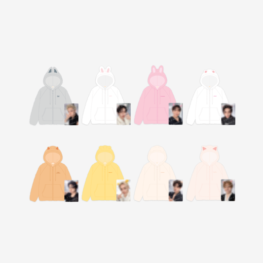 [PRE-ORDER] SKZOO Fleece Hood Zip Up - Stray Kids World Tour 'RUN IT' MD