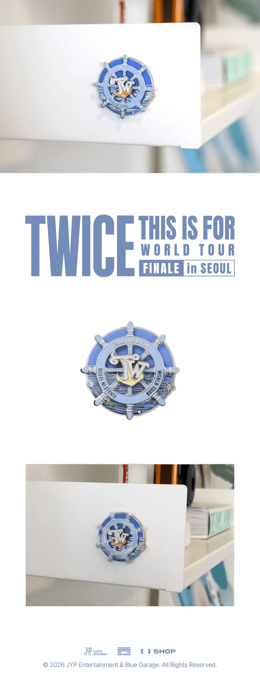 [PRE-ORDER] Spin Magnet - TWICE 2026 World Tour 'THIS IS FOR' Finale in Seoul MD