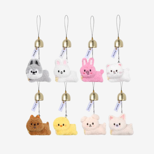 [PRE-ORDER] SKZOO Plush Door Bell Keyring - Stray Kids World Tour 'RUN IT' MD