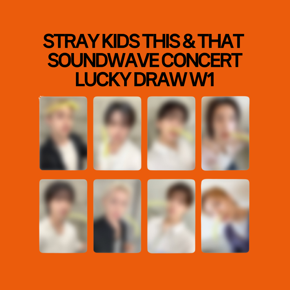[PRE-ORDER] Stray Kids 10th Mini Album - THIS & THAT Soundwave Concert Lucky Draw Week 1 Photocard A