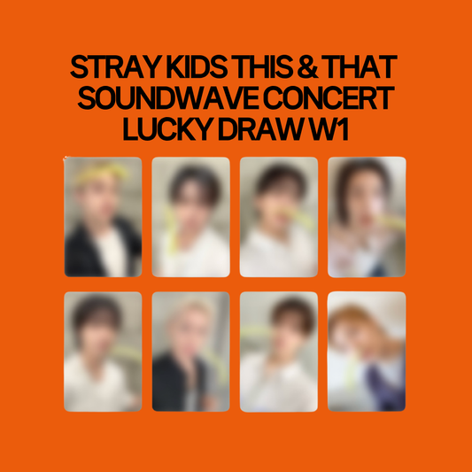 [PRE-ORDER] Stray Kids 10th Mini Album - THIS & THAT Soundwave Concert Lucky Draw Week 1 Photocard A