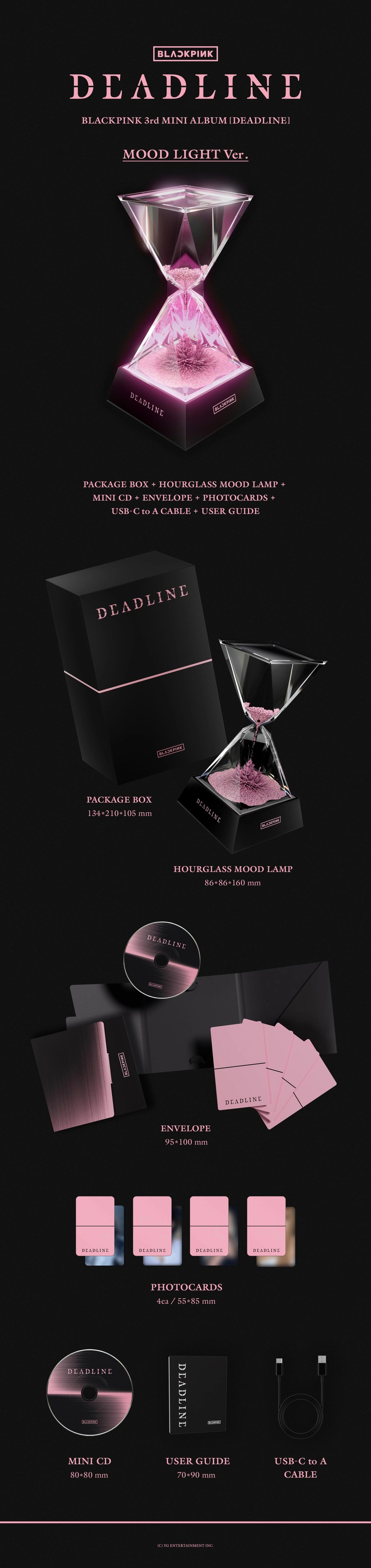 [PRE-ORDER] BLACKPINK 3rd Mini Album - DEADLINE (Moodlight Ver.)
