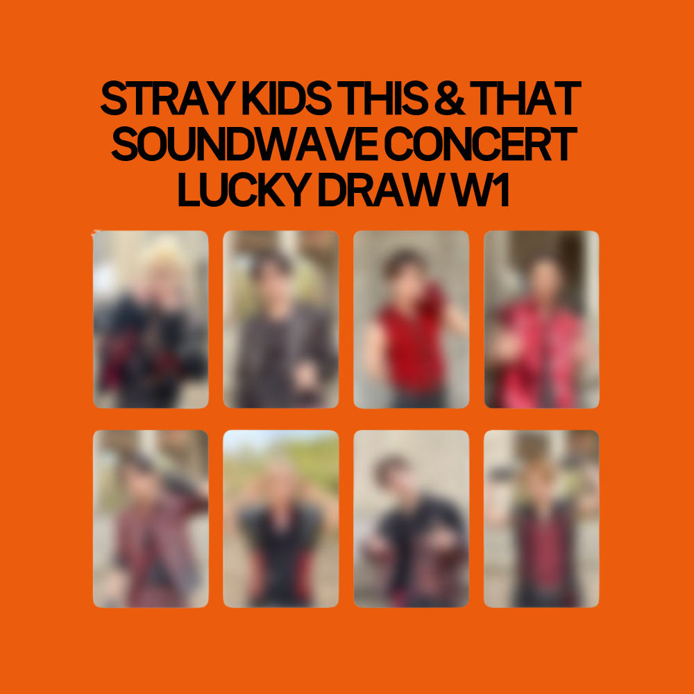 [PRE-ORDER] Stray Kids 10th Mini Album - THIS & THAT Soundwave Concert Lucky Draw Week 1 Photocard B