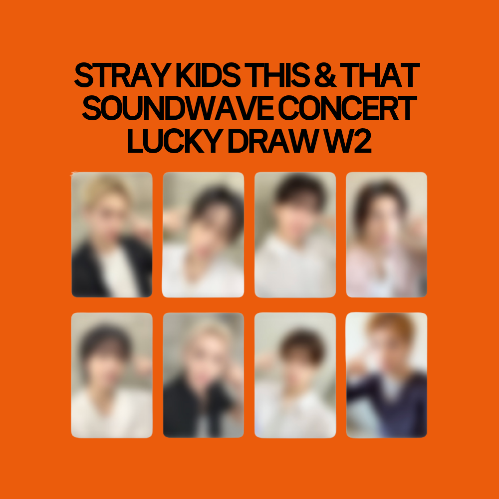 [PRE-ORDER] Stray Kids 10th Mini Album - THIS & THAT Soundwave Concert Lucky Draw Week 2 Photocard A