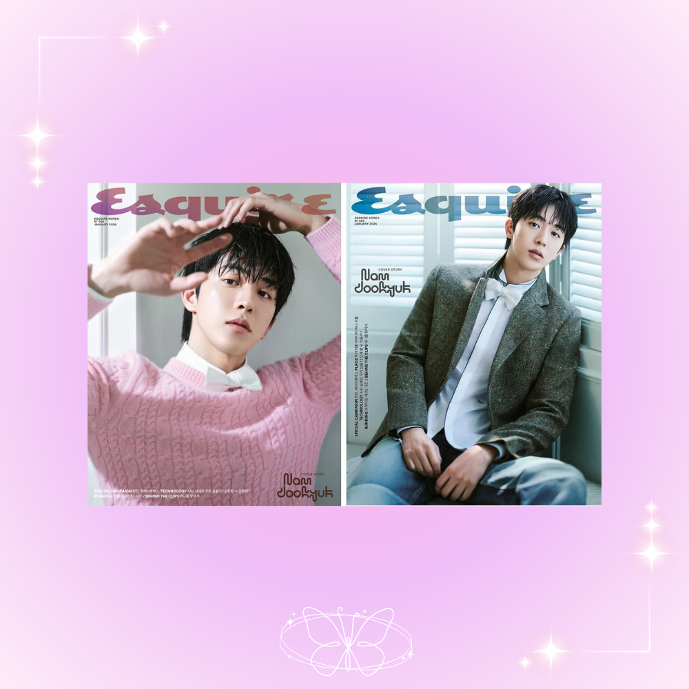 Nam Joo-Hyuk & Stray Kids Hyunjin Esquire Magazine - January 2026 Issue