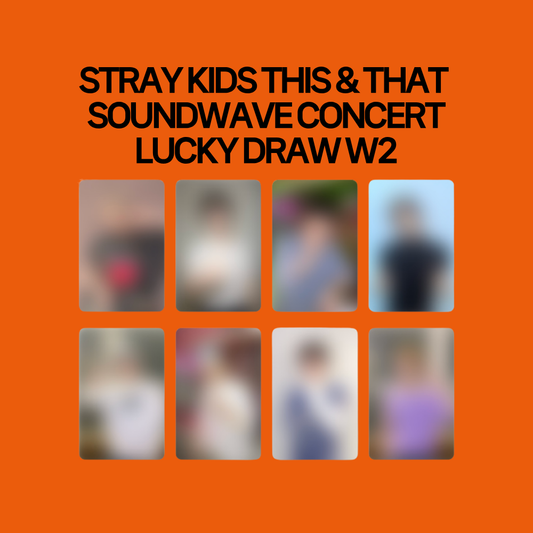 [PRE-ORDER] Stray Kids 10th Mini Album - THIS & THAT Soundwave Concert Lucky Draw Week 2 Photocard B