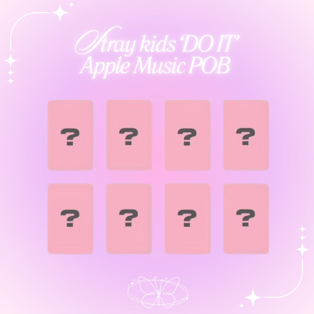 [PRE-ORDER] Stray Kids IT TAPE 'DO IT' Apple Music POB Benefit Photocard
