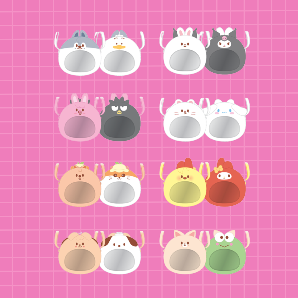 [PRE-ORDER] Plush PVC Cross Bag - SKZOO X SANRIO CHARACTERS